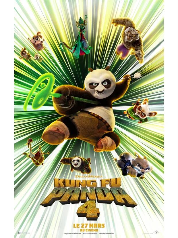 Affiche du film Kung fu panda 4