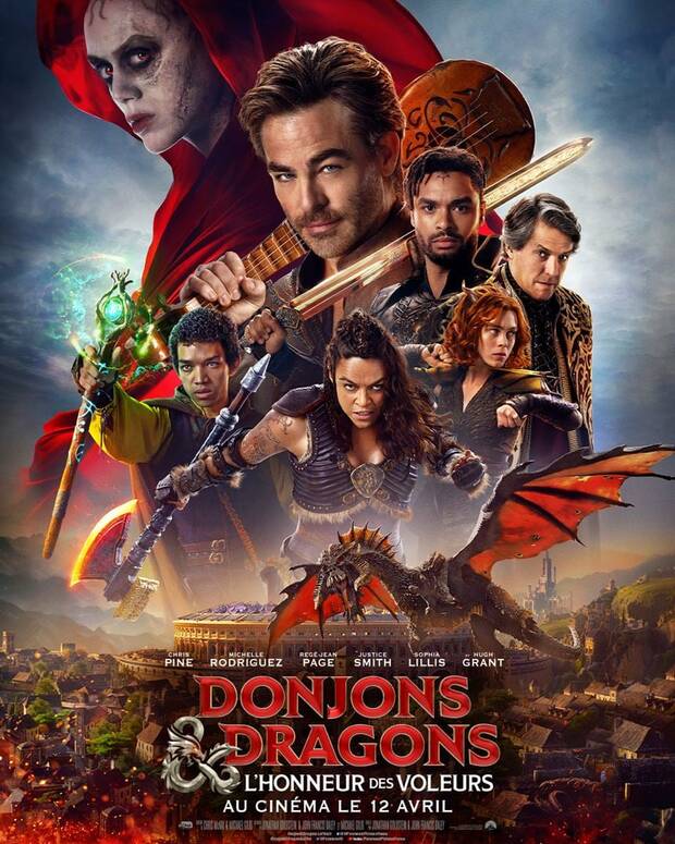 Affiche du film " donjons et dragons : l'honneur des voleurs "