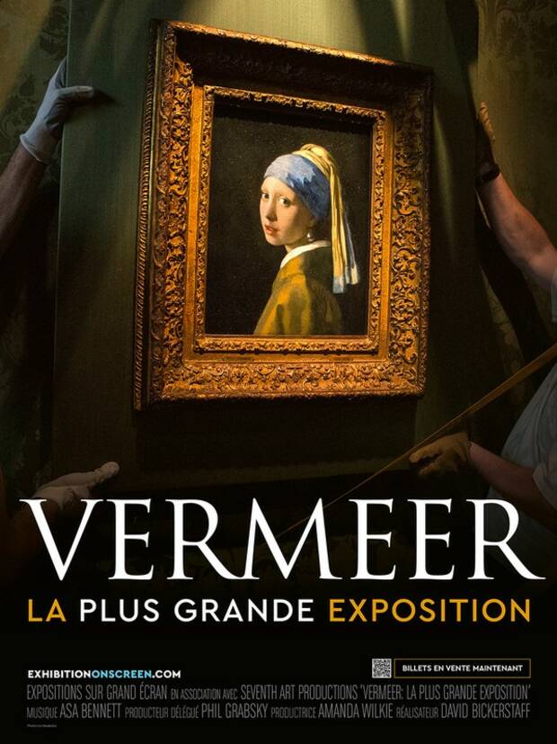 Affiche du film " vermeer : la plus grande exposition"