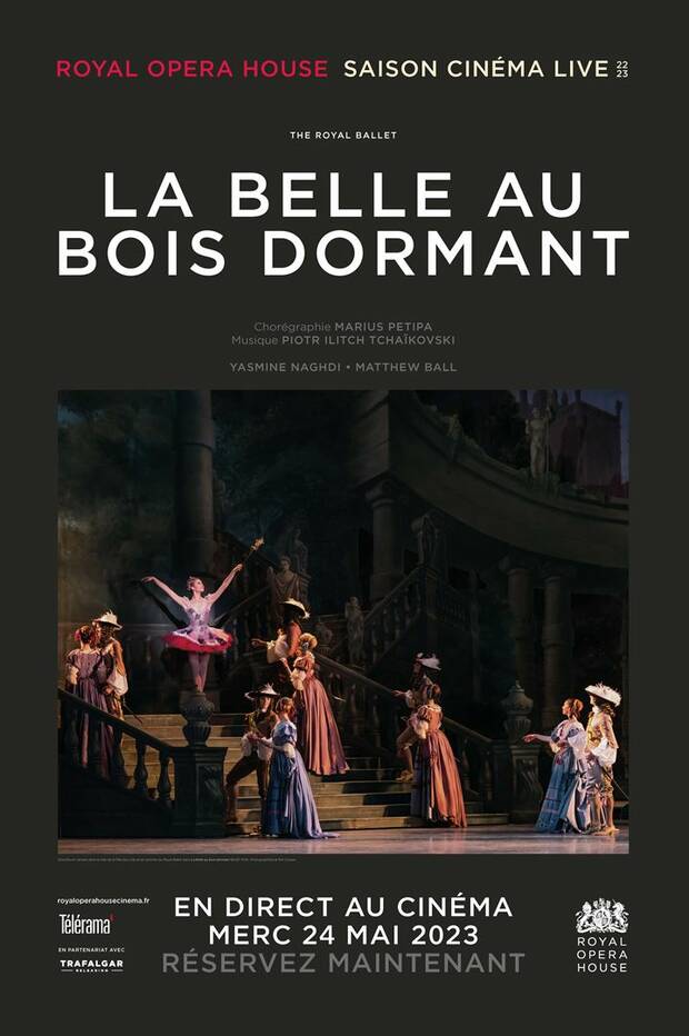 Affiche de l'opéra La belle au bois dormant