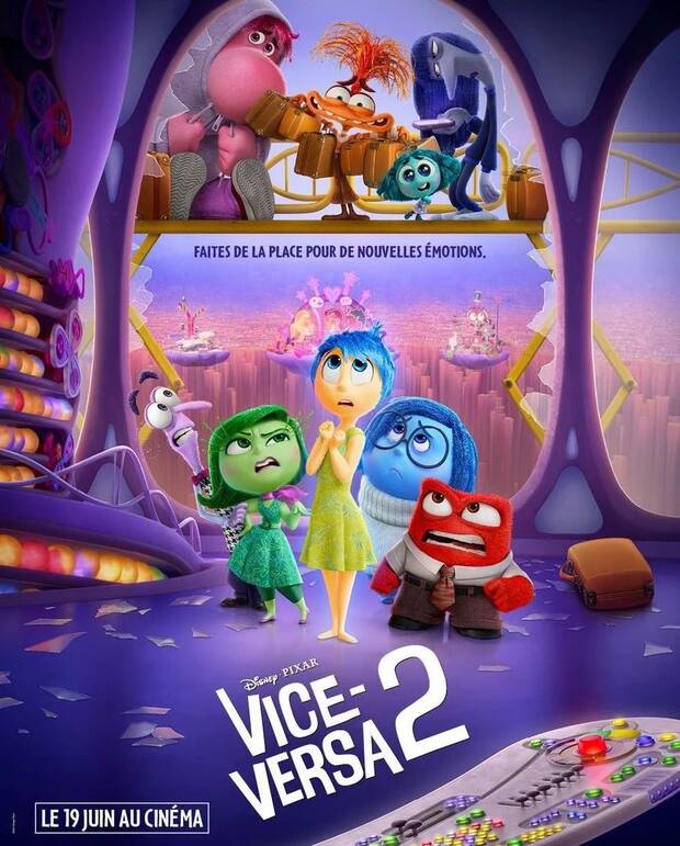 Affiche du dessin animé Vice-Versa