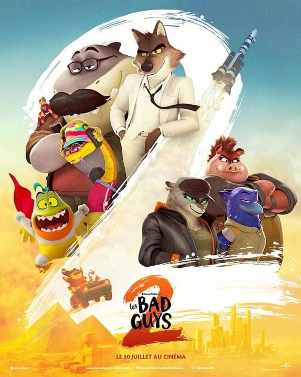 Affiche du film Les bads guys