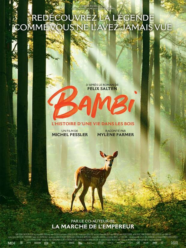 Affiche du dessin animé Bambi