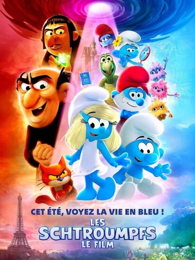 Affiche du film Les Schtroumpfs le film