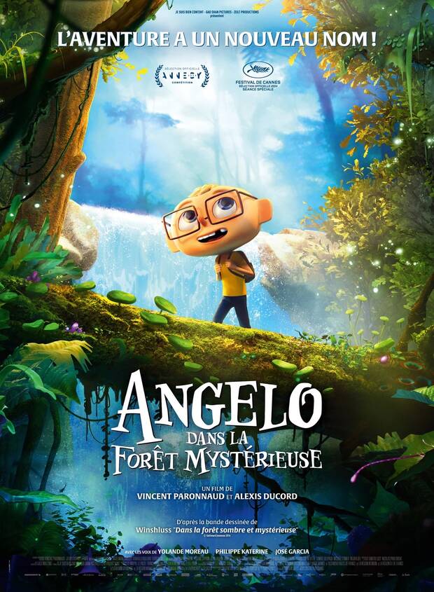 Affiche du dessin animé Angelo dans la forêt mystérieuse