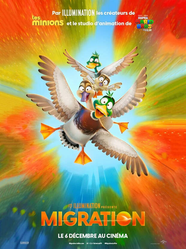 Affiche du dessin animé Migration