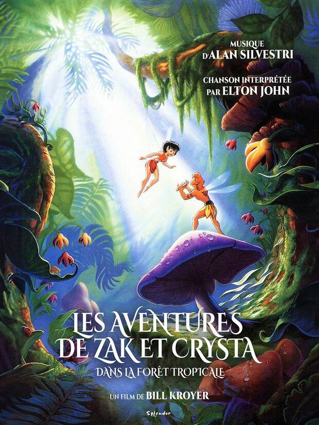 Affiche du film Les aventures de Zack et Crysta dans la forêt tropicale