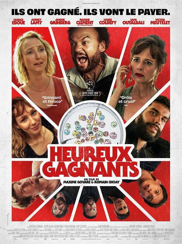 Affiche du film Heureux gagnants