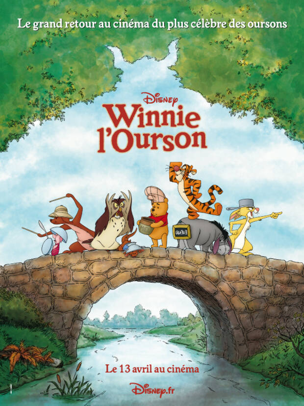 Affiche du dessin animé Winnie l'ourson