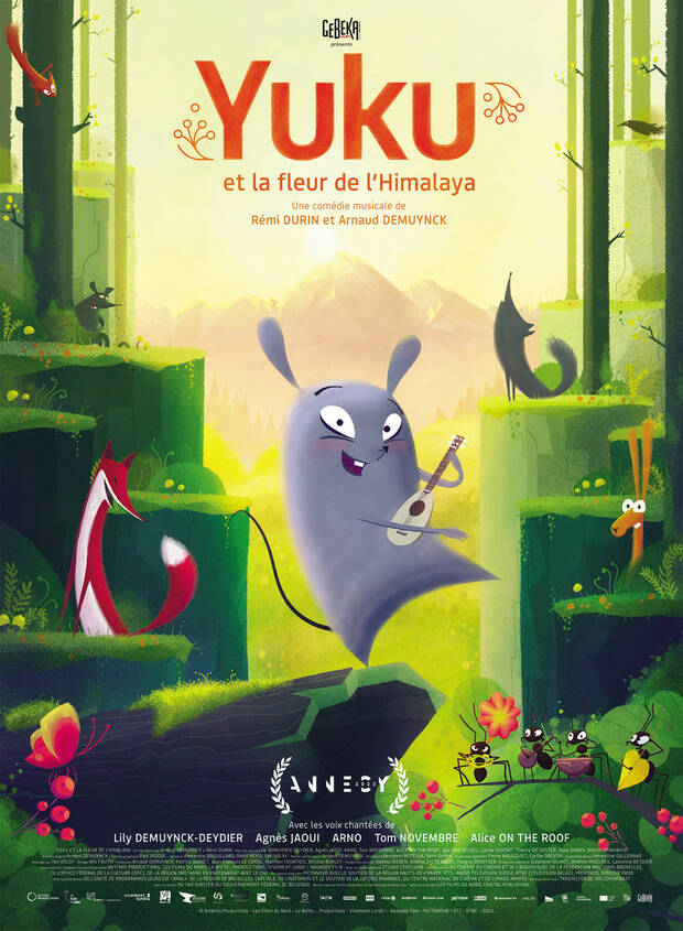 Affiche du dessin animé Yuku et la fleur de l'himalaya