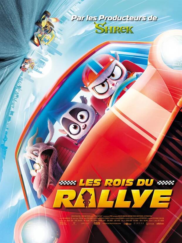 Affiche du dessin animé Les Rois du rallye