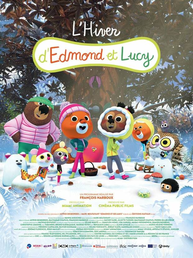 Affiche du dessin animé L'hiver d'Edmont et Lucy