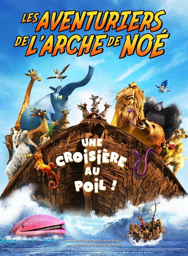 Affiche du dessin animé Les aventuriers de l'arche de Noé