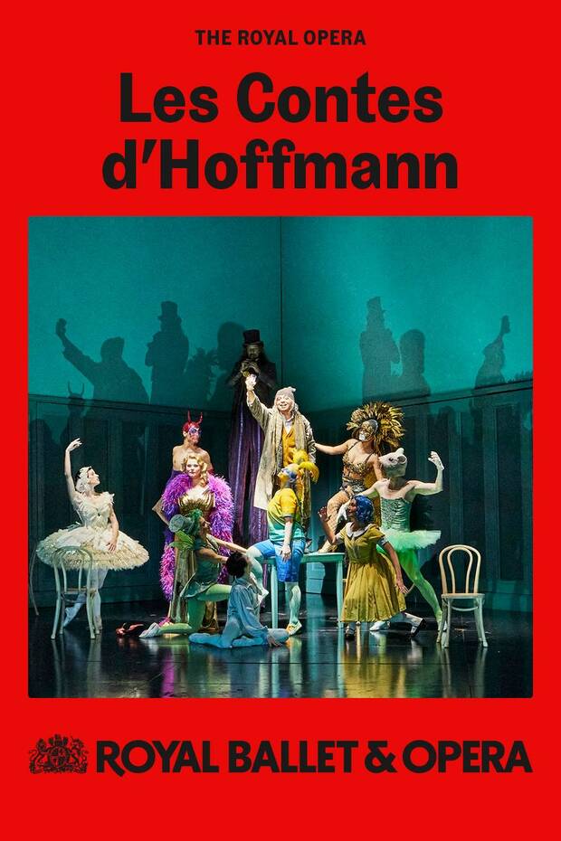 Affiche de l'opéra Les contes d'Hoffman