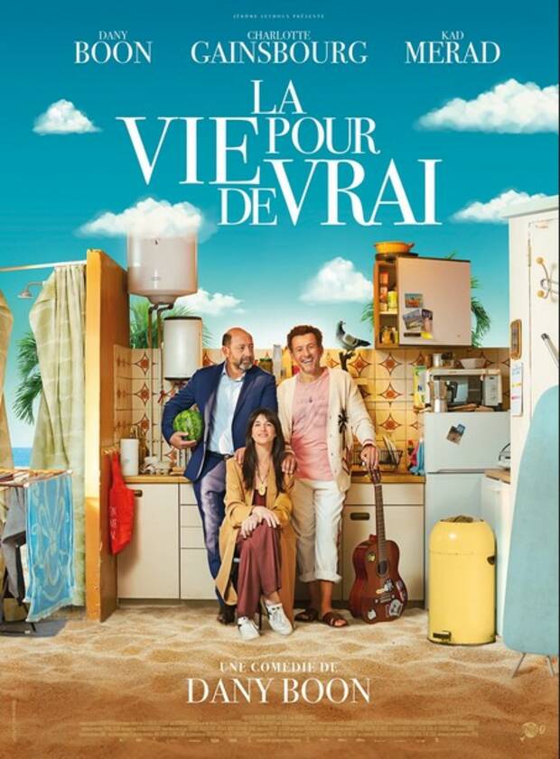 Affiche du film " La vie pour de vrai"