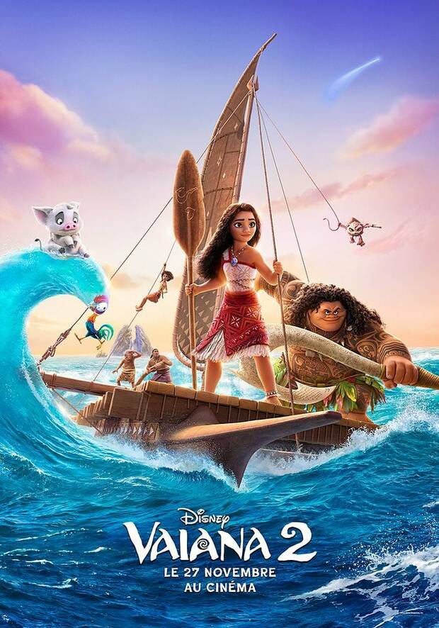 Affiche du dessin animé Vaiana 2